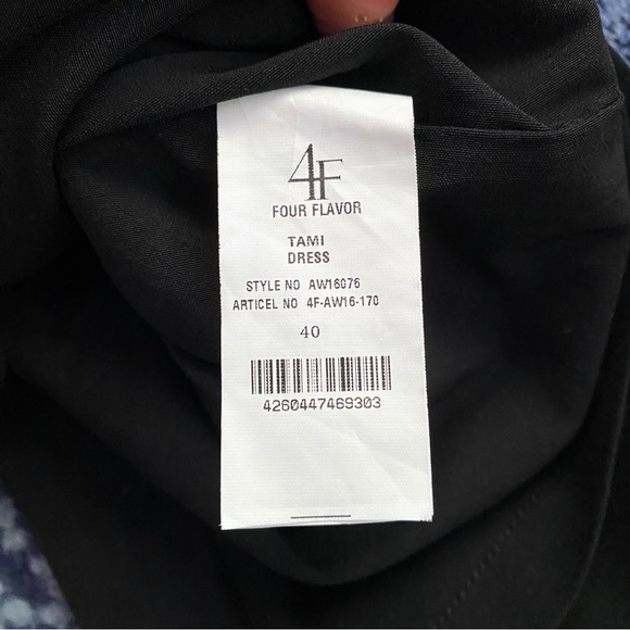 🖤 4F FOUR FLAVOR BLACK LACE SEQUIN PEPLUM BODYCON EVENING DRESS! - Picture 12 of 16